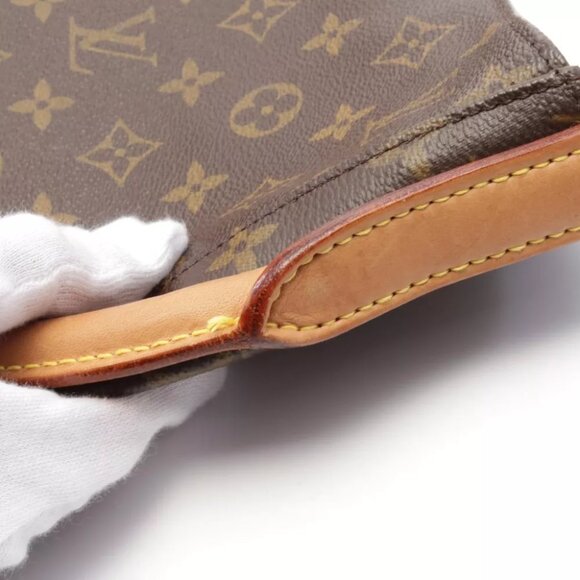 LOUIS VUITTON Looping GM Shoulder Bag M51145 Monogram canvas Brown Used Women LV - Picture 5 of 11